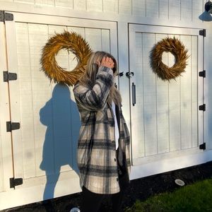 Plaid shacket